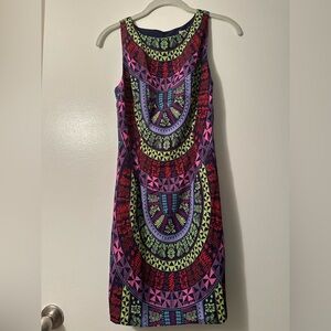 Mara Hoffman Multicolor Sleeveless Geometric Dress, size 0